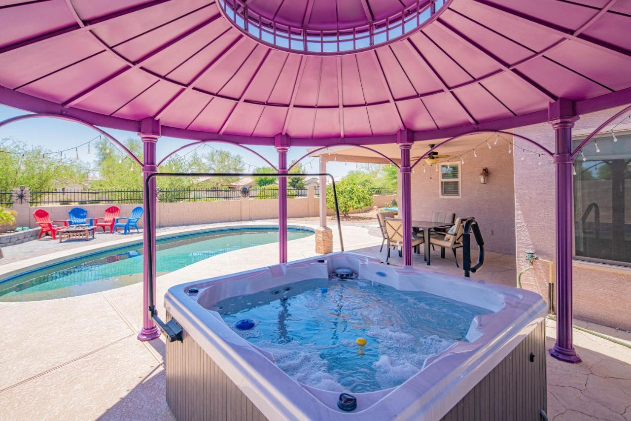 Boho Chic Arizona Villa W Pool & Mini Golf Casa Grande Extérieur photo